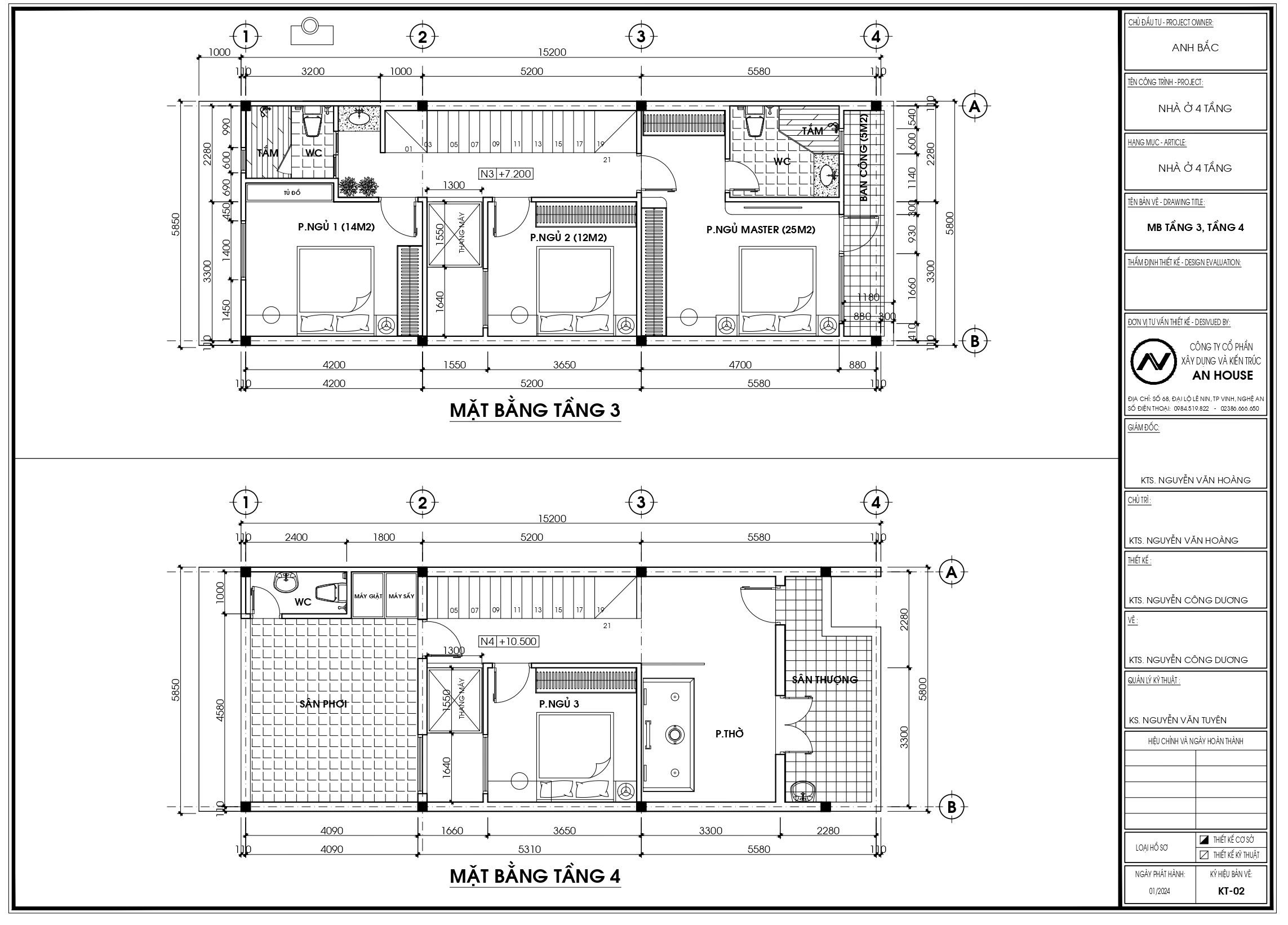 Mẫu nhà phố 4 tầng hiện đại yêu thích nhất năm 2024